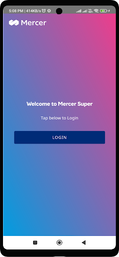 Android application Mercer Super screenshort