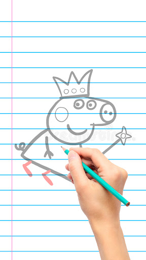 How to draw Cute Peppo Piglet