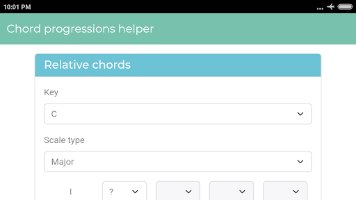 Chord progressions Helper for PC / Mac / Windows 11,10,8,7 - Free