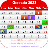 Italia Calendario 2022 icon