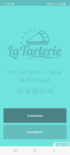 Android application La Tarterie screenshort