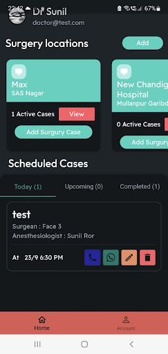 Anesthesia Anytime Screen 2
