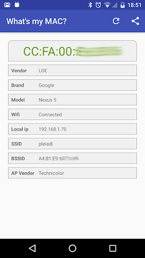 Whats my MAC address? Screen 2