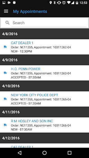 Service Pro Mobile 2.13 Screen 2