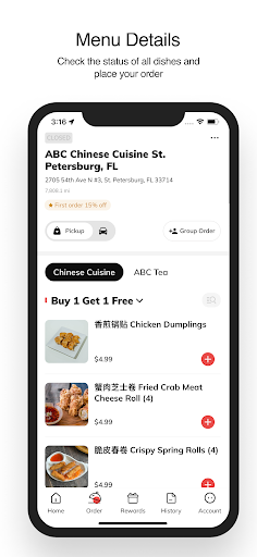 ABC Chinese Cuisine Screen 2