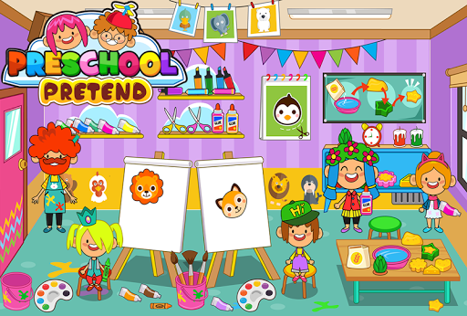 Pretend Preschool Kids Games  screenshots 1