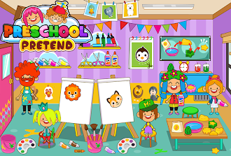 Game screenshot Pretend Preschool Kids Games mod apk