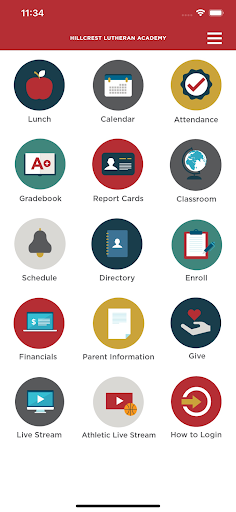 Android application Hillcrest Lutheran Academy screenshort