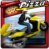 Pizza Bike Delivery Boy icon