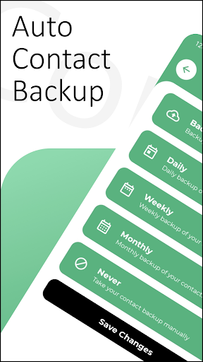 Android application Auto Contact Backup & Restore screenshort