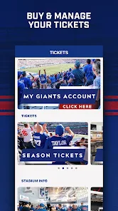 new york giants ticket account