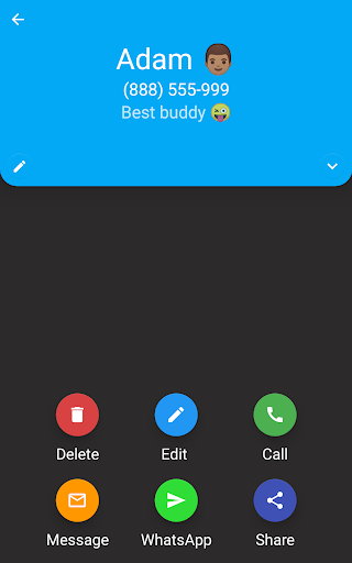 Contacts - Hide Contacts Screen 2