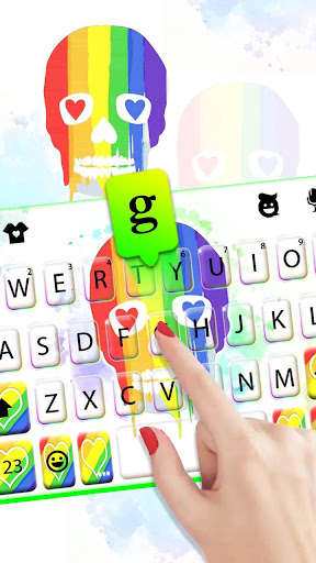 Pride Love Skull Theme Screen 2