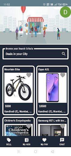 Market Place - Buy,Sell,Barter Screen 2