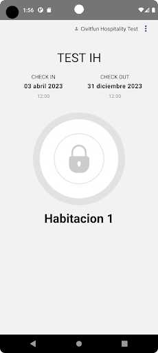 Android application Saga hotelier screenshort