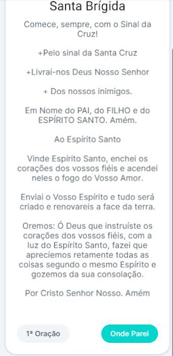 15 Orações de Santa Brigida Screen 2