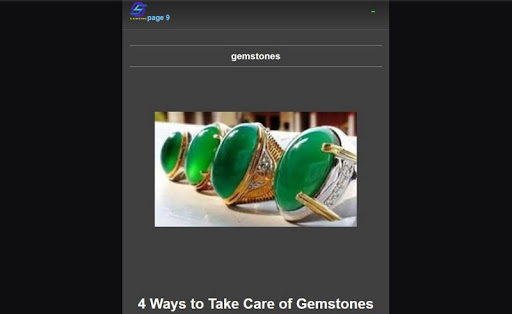 recognize types of gemstones Screen 2