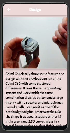 colmi c61 smartwatch guide Screen 2