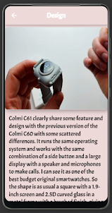 colmi c61 smartwatch guide