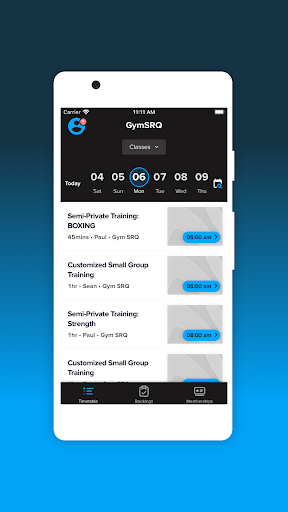 GymSRQ Fitness Screen 3