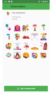 Happy Holi Stickers Apk app for Android 3
