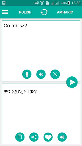 Polish Amharic Translator Screen 2