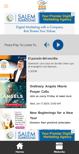 Android application Oasis Radio Miami screenshort