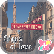 Paris wallpaper Signs of Love