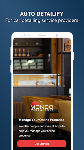 Android application Mondo Web Manager screenshort
