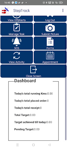 Monitor StepTrack Screen 3