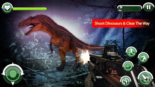 Jurassic Dinosaur Wild Jungle Shooter MOD APK (GOD MODE) 5