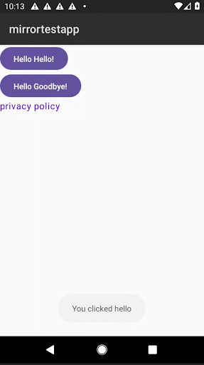 Hello World Learning screenshot