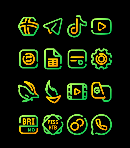 Screenshot of Sun Flower - Line Icon Pack