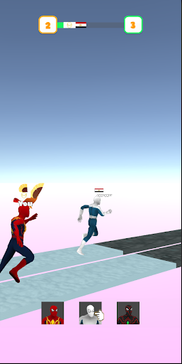 Superhero Transform Race 3D Screen 3