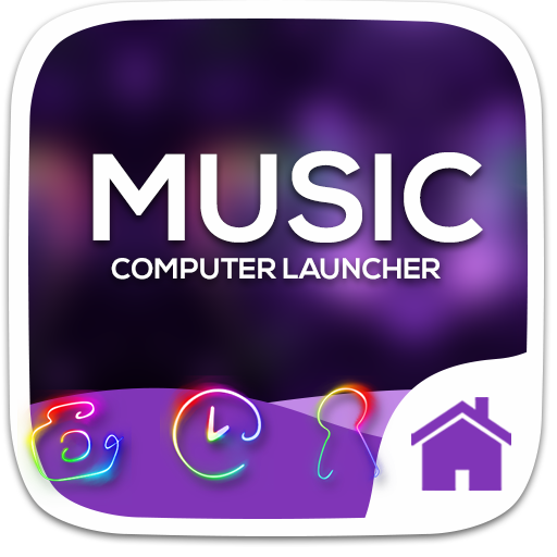 IMusic Theme For Computer Laun دانلود در ویندوز