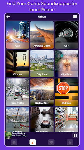 Screenshot of ReliefMix Affirmations & Sound