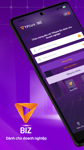 Android application TPBank Biz screenshort