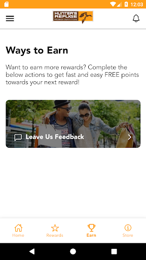Hunters Refuge Rewards Screen 2
