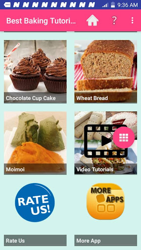 Android application Best Baking Tutorials 2024 screenshort