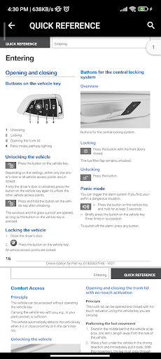 MyCar User Manual BMW 5 Series Screen 3