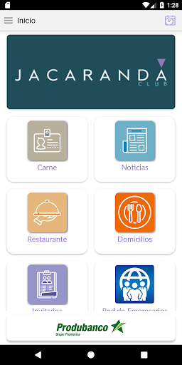 Android application Club Jacarandá screenshort