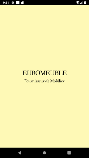 Android application EUROMEUBLE screenshort