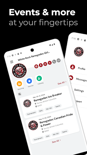 Android application White Rock Renegades screenshort