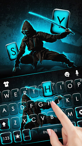 Neon Blade Ninja Keyboard Back Screen 2