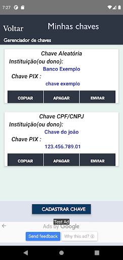 br Pix Pagamentos PIX e Chaves Screen 3