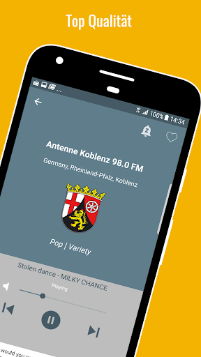 Android application Radio Rheinland-Pfalz screenshort
