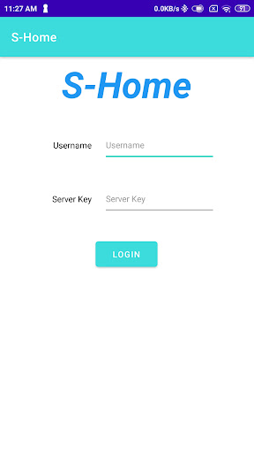 Android application Smart Home screenshort