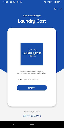 Laundry Cost Screen 2