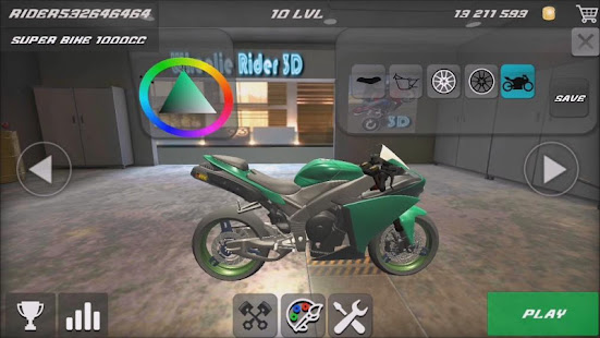 Wheelie Rider 3D - Traffic 3D 1.0 APK + Modificación (Unlimited money) para Android