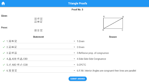 Geometry Two Column Proofs Screen 3